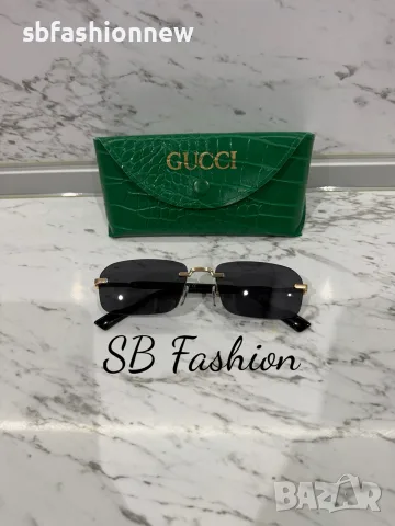 Gucci черни очила с лого, снимка 4 - Слънчеви и диоптрични очила - 55467702