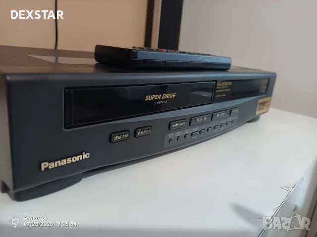 видео vhs Panasonic , снимка 2 - Плейъри, домашно кино, прожектори - 55545626