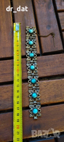 Стара ювелирна гривна, снимка 2 - Гривни - 40075032