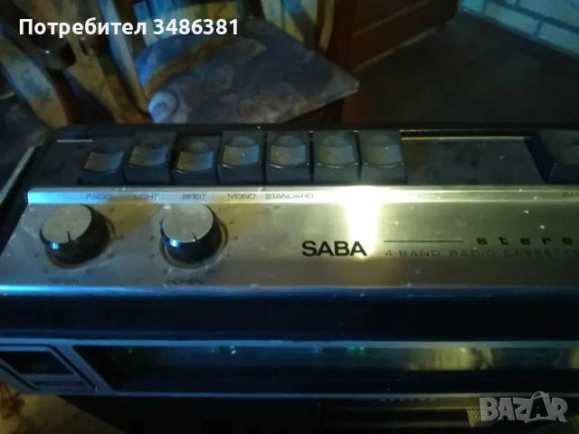 SABA RCR 404 КЛАСИКА , снимка 4 - Радиокасетофони, транзистори - 55493772