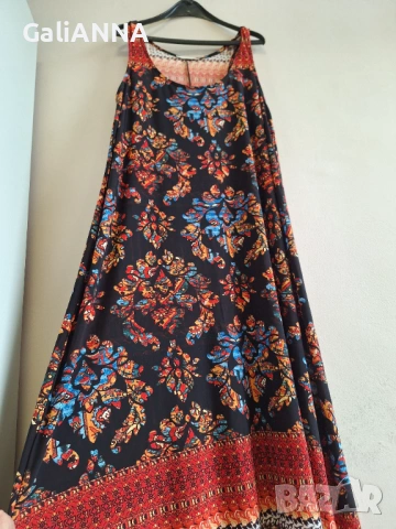 ДЪЛГА ЕФЕКТНА РОКЛЯ XL-2XL