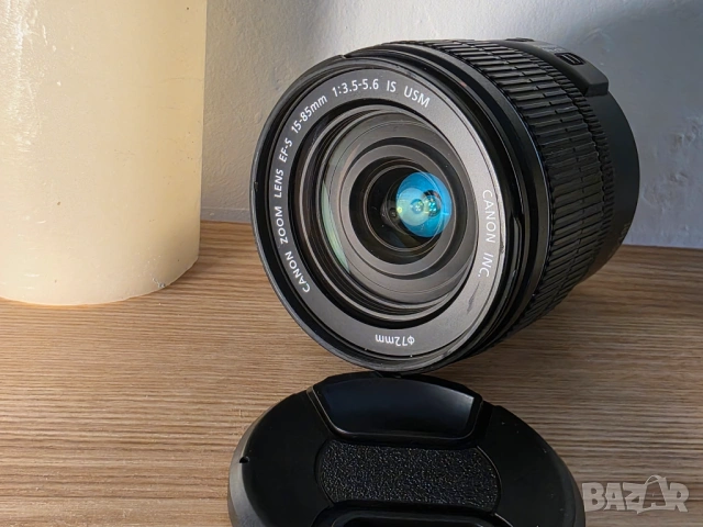 Обектив Canon ef-s 15-85 USM IS, снимка 7 - Обективи и филтри - 54465761