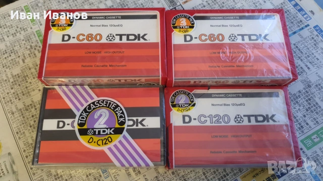 TDK D made in Japan аудиокасети с йероглифи
