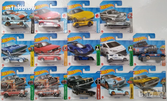 Метални колички Hot Wheels и Matchbox