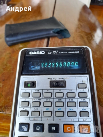 Стар калкулатор Casio Fx-102, снимка 8 - Други ценни предмети - 55037080