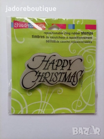 Гумен печат Коледни гумени печати за скрапбук картички журнали различни видове, снимка 6 - Други - 51928843