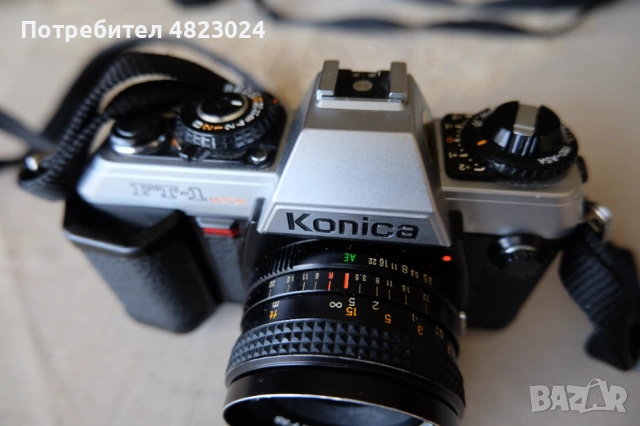 Konica FT-1 Motor & Konica Hexanon AR 28mm f3.5 Lens. Konica AR Mount, снимка 4 - Фотоапарати - 54516698