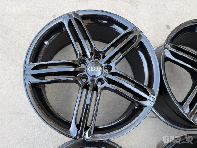 4 бр. алуминиеви джанти AUDI 19 цола 5x112 , централен отвор 75.1, ET45, 8J, снимка 5 - Гуми и джанти - 54002982