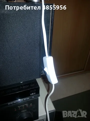 Бяла лампа със щипка - халогена крушка La Member  1xE27 max 60w R63, снимка 3 - Други - 55654617
