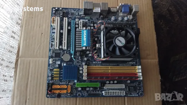 Дънна платка Gigabyte GA-MA78GM-US2H Socket AM2+ CPU+FAN, снимка 6 - Дънни платки - 55335609