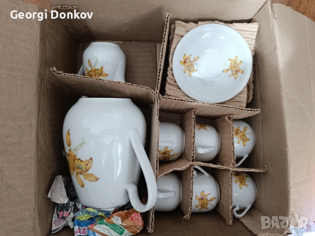 Порцеланови български комплекти, снимка 9 - Антикварни и старинни предмети - 54655708