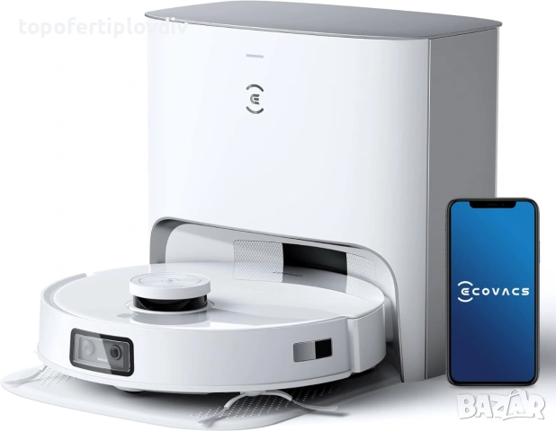 Прахосмукачка робот ECOVACS DEEBOT T10+,Гаранция и БЕЗПЛАТНА доставка до офис на ЕКОНТ