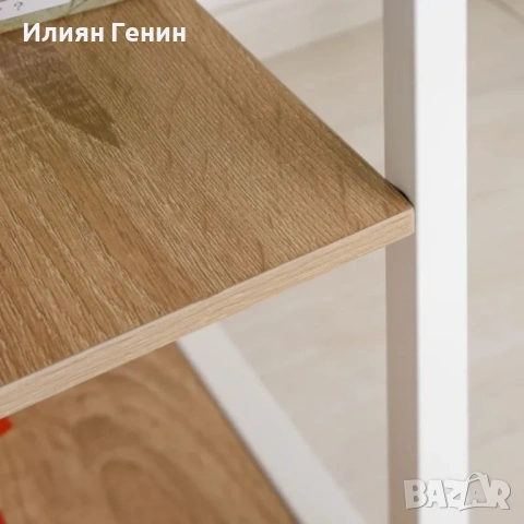 Сгъваемо бюро HOMCOM, странична маса, офис маса, мобилна , снимка 3 - Бюра - 54436273