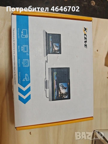 Kceve 3 портов kvm суйч, за монитори лаптопи компютри телевизори и камери.