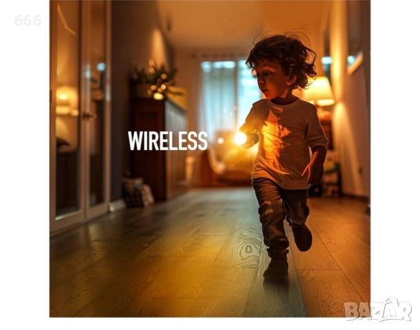 LED стенни лампи, комплект от две стенни лампи с акумулаторни батерии, 12RGB и 3CCT димируеми,, снимка 11 - Друга електроника - 54065865