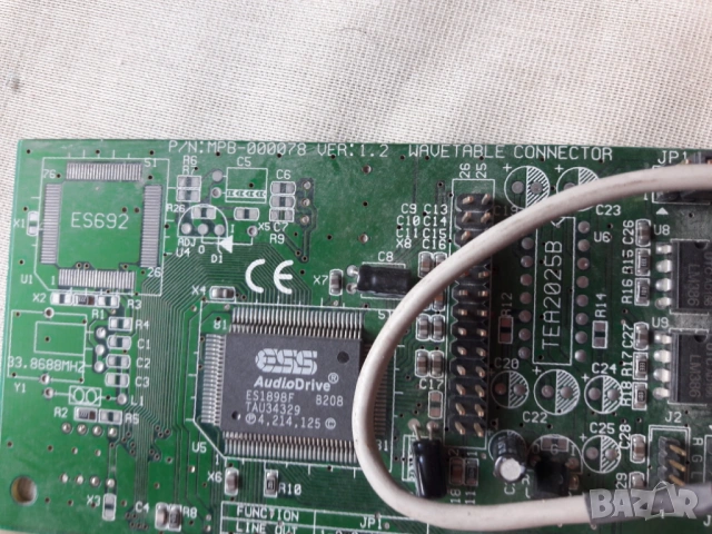 Звукова карта ESS AudioDrive ES1898F , снимка 4 - Други - 54911347