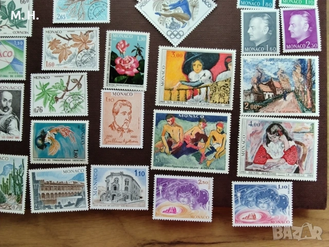  Пощенски марки Монако 1980, снимка 4 - Филателия - 55216855