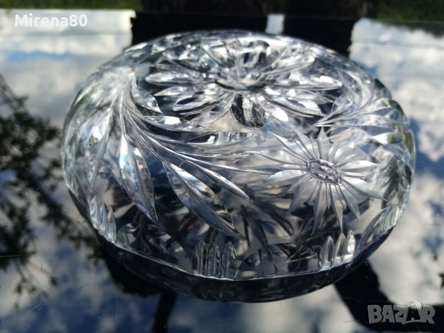 Кристални чинийки - 6 бр., снимка 4 - Чинии - 54315247