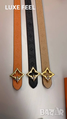 Louis Vuitton ⚜️ Естествена Кожа , снимка 5 - Колани - 54894304
