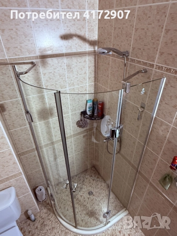  Душ кабина 80х80см, овална , снимка 4 - Други стоки за дома - 55396448