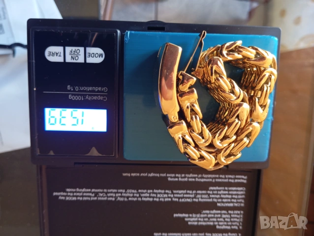 МАСИВНА ПОЗЛАТЕНА ГРИВНА - 153.90 ГРАМА, снимка 9 - Гривни - 55223679