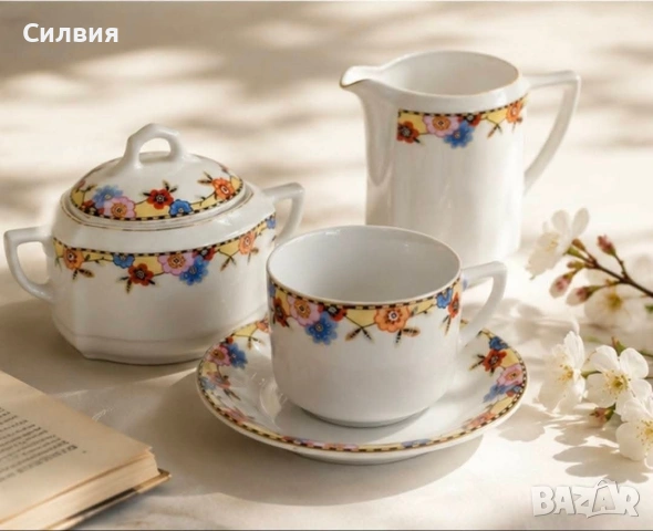 Старинен комплект , снимка 3 - Антикварни и старинни предмети - 54738932