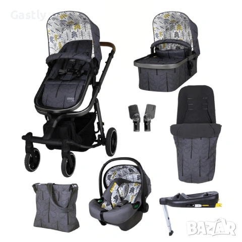 Cosatto Бебешка количка 3в1 Giggle Trail Fika forest с ISOFIX, снимка 2 - Детски колички - 54854139
