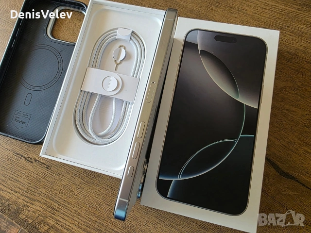 iPhone 16 Pro Max White Titanium 256GB Гаранция, снимка 3 - Apple iPhone - 54383946