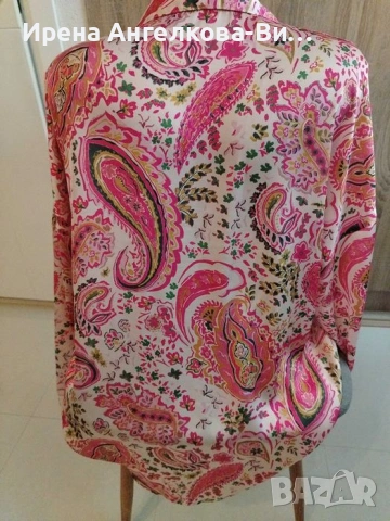 Дамска сатенена риза, снимка 2 - Ризи - 54179858