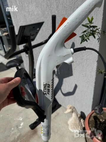 Електрически тример с корда STIHL, снимка 2 - Градинска техника - 54552191