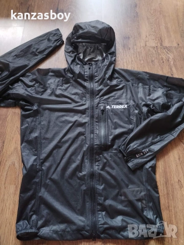 Adidas Men's Agravic Rain Jacket - ултралека мъжка мембрана КАТО НОВА С, снимка 7 - Спортни дрехи, екипи - 55268844