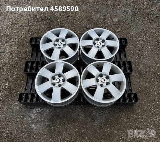 4бр.Алуминиеви джанти 15цола 5x100 за Skoda Fabia,Rapid,Roomster,Vw Polo,Seat Ibiza,Audi A1, снимка 1 - Гуми и джанти - 54892861