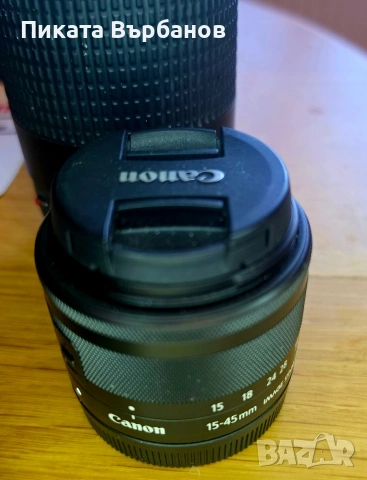 Продавам Canon EOS M 50, фотоапарат с 3 обектива!, снимка 6 - Фотоапарати - 54097294