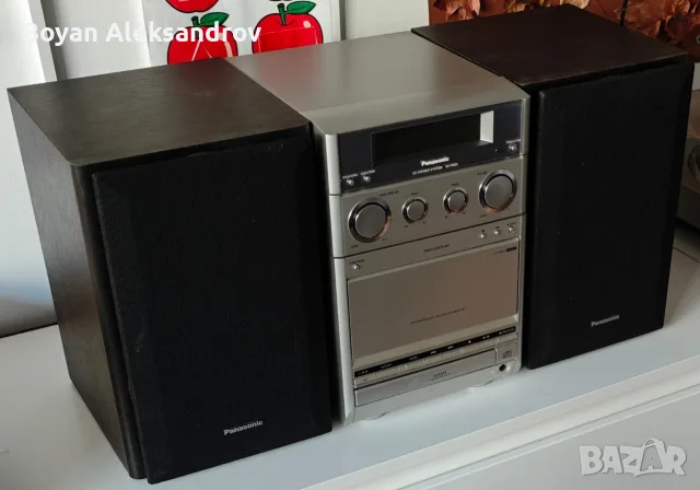 Микро Hi-Fi аудио система Panasonic SA-PM20 – Перфектно състояние и пълен комплект, снимка 2 - Аудиосистеми - 55597117