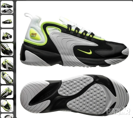 маратонки Nike-Zoom 2K 'Black Volt номер 43 , снимка 7 - Маратонки - 54934261