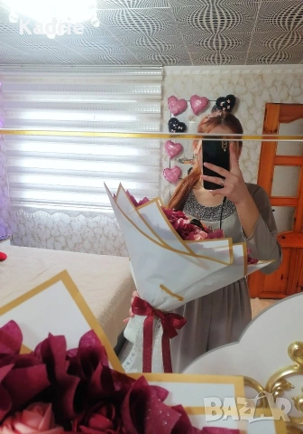 вечен букет от 51🌹, снимка 2 - Романтични подаръци - 54001256