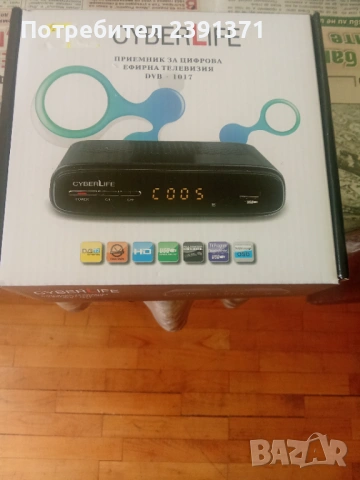 Продавам приемник за цифрова ефирна телевизия DVB-1017