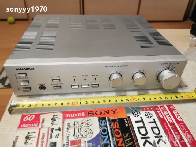 PALLADIUM MICRO LINE 2000A-ВНОС GERMANY 1008260942L4, снимка 14 - Ресийвъри, усилватели, смесителни пултове - 55610118
