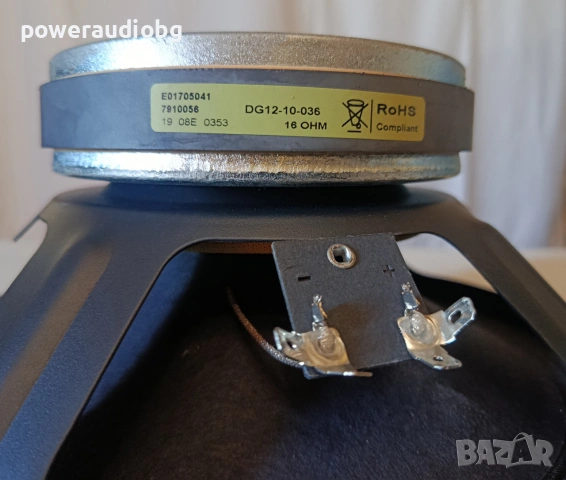Китарни 10 инчови говорители Eminence 10 Inch Bass Speaker Fender Rumble 250 Watt 16ohm - 2 броя, снимка 6 - Тонколони - 54983127