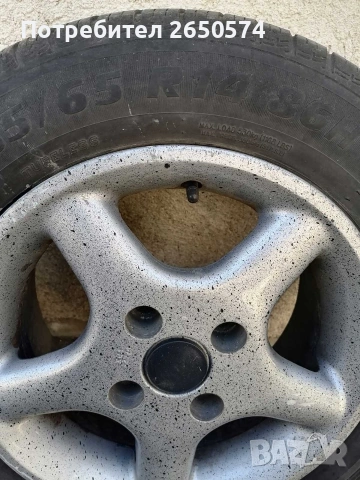 Гуми с алуминиеви джанти 14 цола, снимка 3 - Гуми и джанти - 54088262