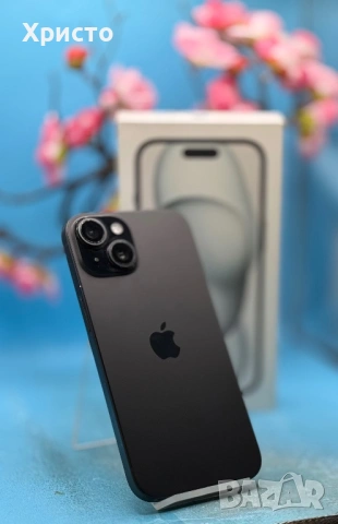 Apple iPhone 15, 128GB, 5G, Black , снимка 2 - Apple iPhone - 54386003
