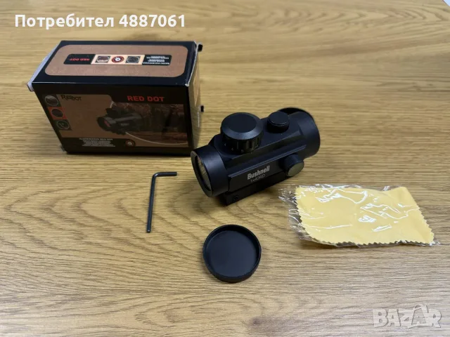 бързомер (колиматорен мерник), модел Bushnell 1x40RD, снимка 2 - Въздушно оръжие - 55322675