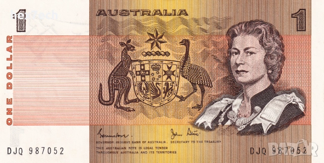 ❤️ ⭐ Австралия 1974-1983 1 долар UNC нова ⭐ ❤️, снимка 2 - Нумизматика и бонистика - 54119512