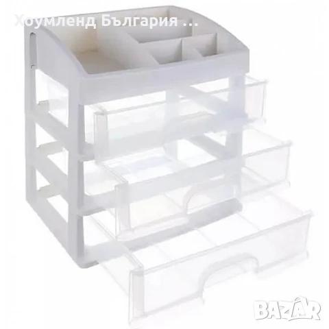 Органайзер с 3 чекмеджета за бюро и козметика, снимка 6 - Други - 54303246