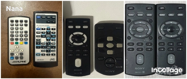 Дистанционни Кар Аудио SONY, JVC, KENWOOD, CLARION,PANASONIC  Цена 10€ за брой, снимка 7 - Радиокасетофони, транзистори - 54199569