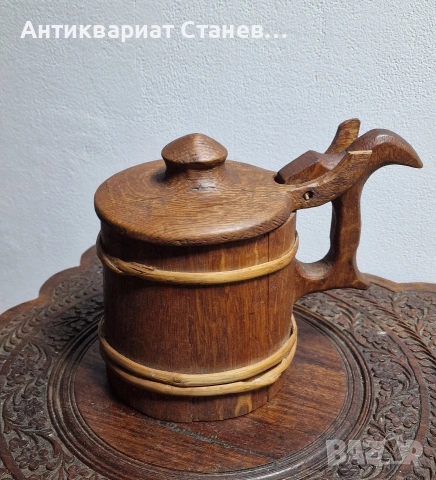 Скандинавска дървена халба