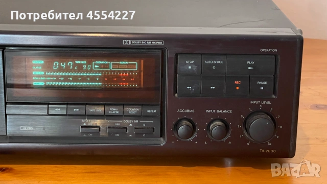 Касетен дек ONKYO TA2830, снимка 2 - Ресийвъри, усилватели, смесителни пултове - 53639044