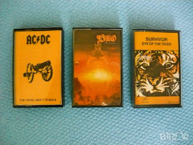 AC DC, Dio, Survivor - аудио касети