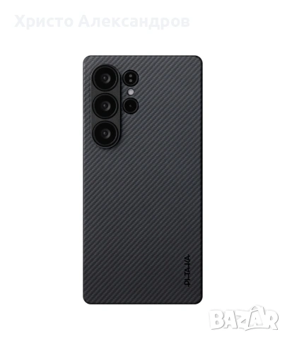 Калъф Pitaka за Samsung Galaxy S25 Ultra MagEZ 6 Case Twill Черен/Сив #19