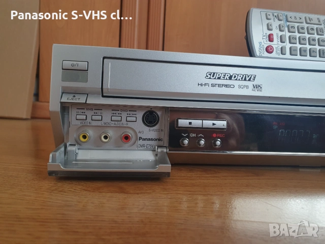 VHS-DVD recorder Panasonic DMR-E75VEB Hi-Fi stereo, снимка 3 - Плейъри, домашно кино, прожектори - 54481757